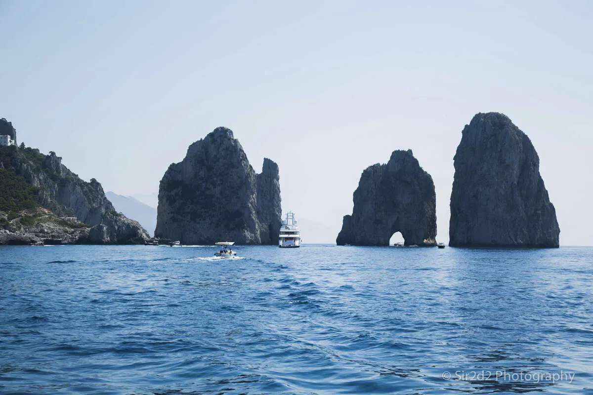 The Beautiful Capri Island on the Amalfi Coast
